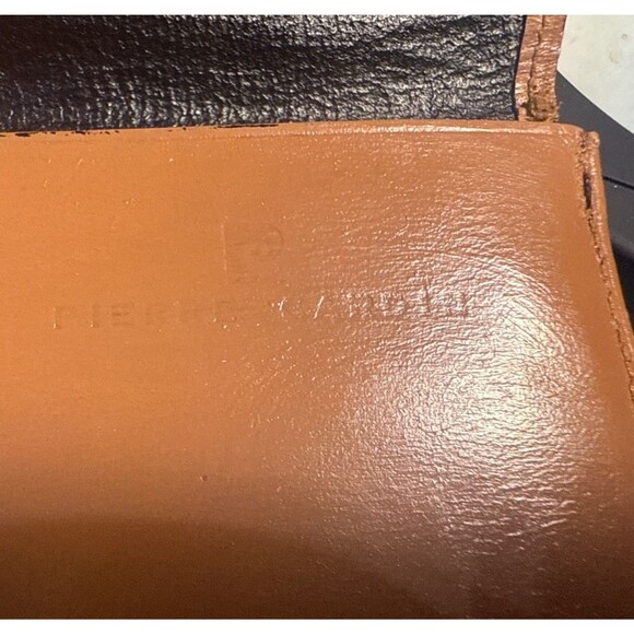 Pierre Cardin Long Checkbook Bifold Leather Wallet Tan Fair/Good Used Condition - Picture 11 of 14